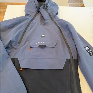 Montec Blue and Black Jacket